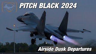 Dusk descends on RAAF Exercise Pitch Black 2024 [upl. by Hogue519]