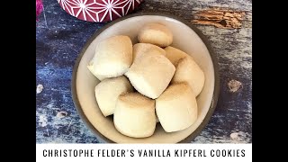 🤍Christophe Felders Vanilla Kipferl Cookies 💙 Bredele [upl. by Fishbein]