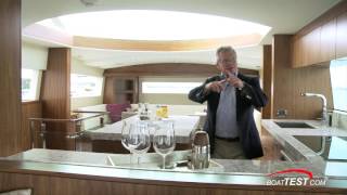 Hatteras 70 Motor Yacht 2016 Features Video  By BoatTESTcom [upl. by Towill]