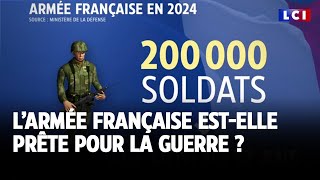 L’armée française estelle prête pour la guerre ｜LCI [upl. by Ahsiuqet]