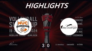 19 10 2024 Viteos Nuc vs volley Dudingen 30 Highlights [upl. by Rehpotsirk]