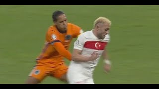 Baris Alper Yilmaz vs Virgil Van dijk NLTR skills euro2024 wellerman Vahşi Kelebek GS edit [upl. by Nitsug]