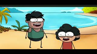 Bangla cartoon funny 🤣😂 cartoon Badam badam [upl. by Lanam]