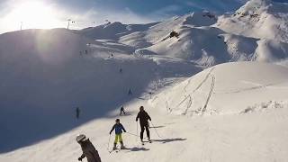 Rauris  Hochalmbahnen Piste 8 Muldenabfahrt  Piste 4 Gratlift Einöd [upl. by Enitsenre407]