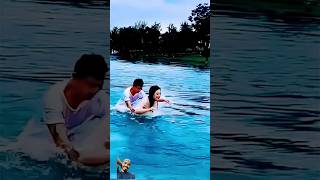 😱😱water ride love romantic dance bollywood couple dj music song remix youtube [upl. by Bonnes103]