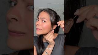 trying ear piercing cleaning hack 😳  beauty tips youtubeshort beauty skincare [upl. by Dragon]