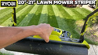 NEW FOR 2024 Ryobi Lawn Striping Kit Review [upl. by Natsyrk175]