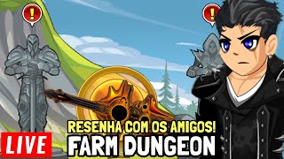 FARM DUNGEON  MUITA RESENHA COM OS AMIGOS livepix [upl. by Nebeur]