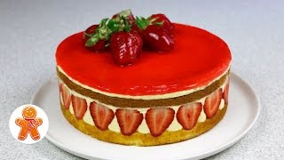 Клубничный торт quotФрезьеquot ✧ Fraisier Torte  Fraisier Cake English Subtitles [upl. by Branscum637]