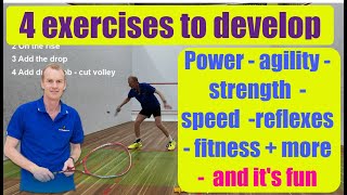 Skills for squash  develop your power and speed [upl. by Thayne]