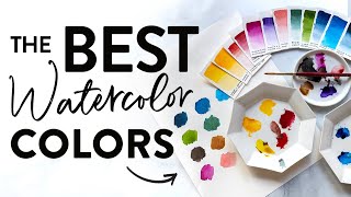 My Favorite Watercolor Colors recommendations from a professional artist [upl. by Hasila260]