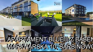 APARTAMENT BLUE II z basenem Marynarska 10 Sarbinowo Sarbinowo Poland [upl. by Eremehc]