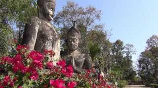 Wat Khaek Sala Kaeo Ku in Nong Khai [upl. by Sonahpets]