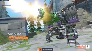 POTG WHAT FLANKING BASTION LOOKS LIKE  BASTIONMAIN  GALE OVERWATCH 2 SEASON 9 [upl. by Lateh]