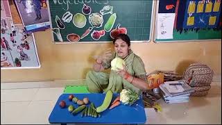 Kidzee Nursery  Vegetables and Not Vegetables  Credible World School amp Kidzee Pithampur [upl. by Enihpled]