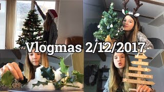 DECORAZIONI NATALIZIE OVUNQUE  VLOGMAS 2122017  Valeria Vedovatti [upl. by Frederigo]