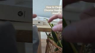 How to Clean Chrome Hearts Silver Jewelry using Mayflower Silver Polishing Cloth [upl. by Notsirb]