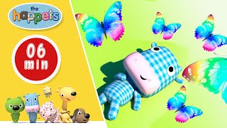 Els Cap de Drap  Happets 🦋🦋🦋  La Papallona  Episodi 2  🦋🦋🦋 Dibuixos animats per a nens [upl. by Aisel]