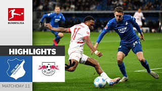 LateGoal Turns Game Around  TSG Hoffenheim  RB Leipzig 43  Highlights  MD 11 – Bundesliga [upl. by Chelton]