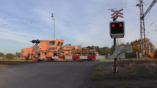 Železniční přejezd Tršnice 1 P97  15102024  Czech railroad crossing [upl. by Herc]