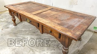 How to Refinish a Coffee Table for Beginners [upl. by Byrd968]