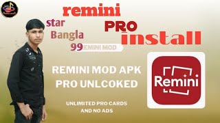 rimini app download korbo kivabe how to install remini premium mod APK 2024 [upl. by Dinnie]