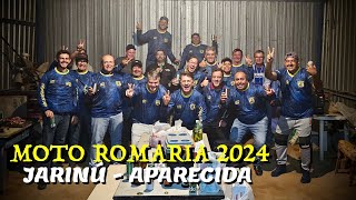 MOTO ROMARIA DE JARINÚ A APARECIDA 2024 [upl. by Apur]