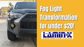 CHEAP Fog Light TRANSFORMATION  LaminX [upl. by Yrroc]