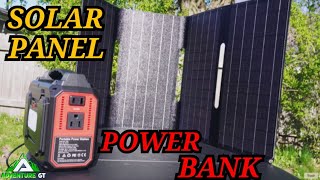 Budget Friendly Solar Panel and Power Bank for CampingOverlanding [upl. by Dlonra]