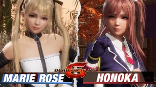 Marie Rose vs Honoka  DEAD OR ALIVE 6 [upl. by Elma]