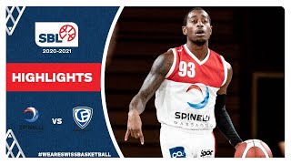 SBL 2021 Highlights  Spinelli Massagno vs Fribourg Olympic [upl. by Ahsinroc200]