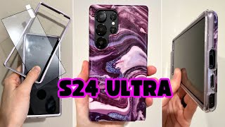 Gviewin S24 Ultra Case with Screen  Lens Protectors  Full Demo  Review [upl. by Watt262]