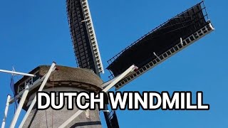 The last working oil windmill in Zwolle The Netherlands [upl. by Witkin]