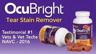 OcuBright Tear Stain Remover  Testimonials 1 [upl. by Erusaert]