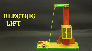 School Science Projects  Electric Lift [upl. by Ahker]