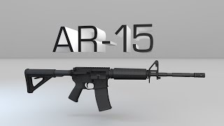 How An AR15 Rifle Works Part 1 Components [upl. by Kazue972]