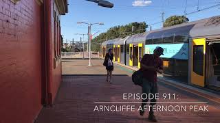 Sydney Trains On Location Episode 911 Arncliffe Afternoon Peak [upl. by Nelaf]