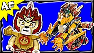 Lavals FIRE LION 70144 Lego Legends of Chima Stop Motion Set Review [upl. by Barnes491]