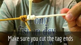 3 fishing knots for the beginner tutorial [upl. by Emiatej286]