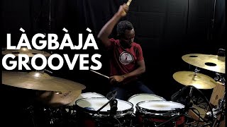 West African Drumming Top 10 Lagbaja Drum Grooves  CLASSIC DRUM BEATS [upl. by Ilaire]