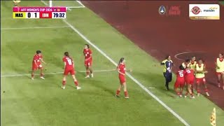 Highlight Indonesia 1 VS Malaysia 0  AFF Woments Cup 2024 [upl. by Ecnerewal147]