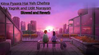 Kitna Pyaara Hai Yeh Chehraslowedreverb Alka Yagnik and Udit Narayan  Raaz  Lofi wali [upl. by Jeremy]