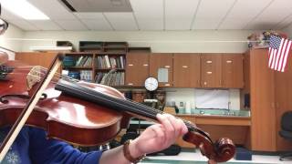 D Major Scale Viola [upl. by Greenburg]