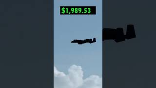 A10 Warthog Cost in Real time [upl. by Soneson]