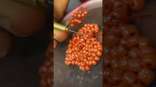 Tambour beading technique [upl. by Akkahs]