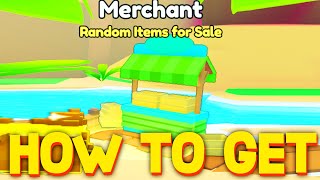 HOW TO GET TRAVELING MERCHANT LOCATION in PET SIMULATOR 99 ROBLOX [upl. by Aribold304]