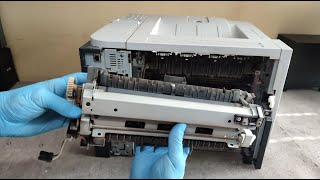 HOW TO REPLACE THE FUSER UNIT ON HP LASERJET P3015 [upl. by Ivel190]