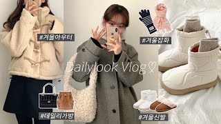 초겨울데일리룩⛄️NEW 겨울아우터 패딩부츠 머플러 장갑까지 💌플리마켓 준비와 구독자이벤트 겨울데일리룩 겨울하울 데일리룩 직장인데일리룩 [upl. by Ahsilla361]