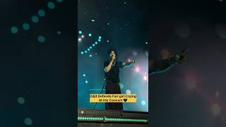 Diljit Dosanjh Defends Fan girl Crying At His Concert 🖤 Diljit hyderabad Live Show diljitdosanjh [upl. by Karney667]