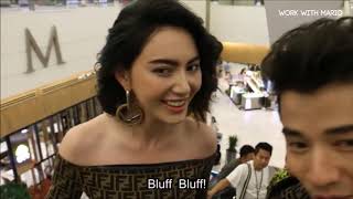 Mai Davikawork with Mario grand opening Fendi Flag ship store siam paragon [upl. by Boelter]